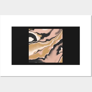 Marbled brushstrokes digital 108 Posters and Art